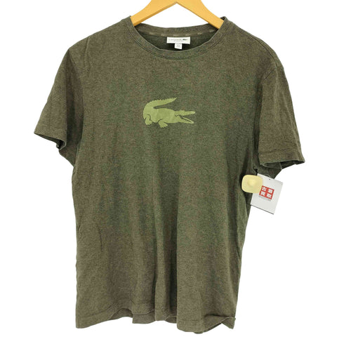 ラコステ LACOSTE フロッキーロゴプリントTシャツ メンズ JPN:M